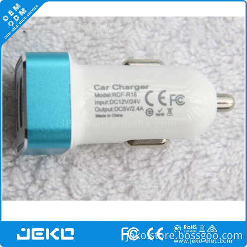 Car charger with 2 USB port ,3.1A car charger